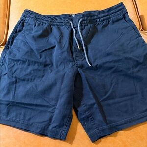 Volcom Black Elastic Waist Shorts with Drawstring